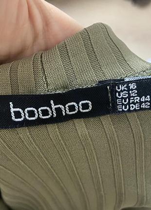 Базовый боди от boohoo в рубчик💓10 фото