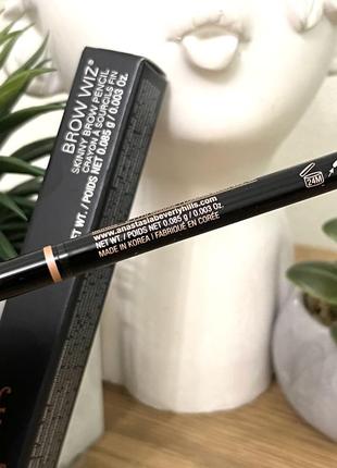 Оригинальный anastasia beverly hills brow wiz карандаш для бровей soft brown оригинал карандаш для бровей3 фото