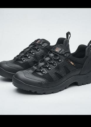 Чоловічі літні тактичні кросівки чорні розміри 40-472 фото