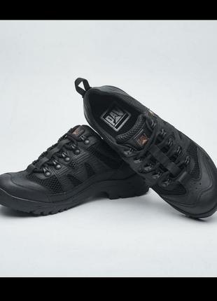 Чоловічі літні тактичні кросівки чорні розміри 40-474 фото