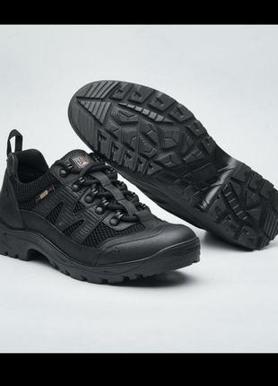 Чоловічі літні тактичні кросівки чорні розміри 40-475 фото