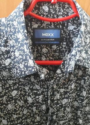 Стильная мужская рубашка в цветы, mexx1 фото