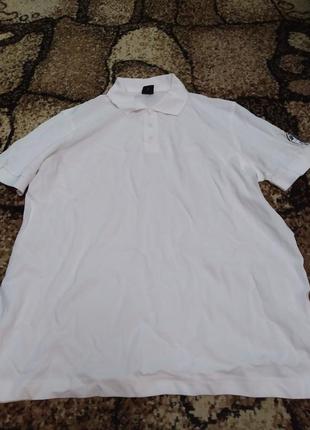 Футболка Pieces polo t-shirt with deco button in blue
