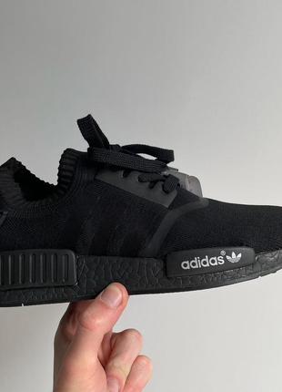 Мужские, летние, спортивные кроссовки adidas nmd black