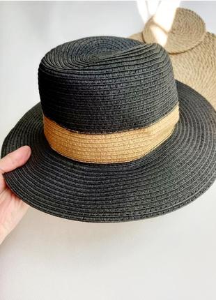 Шляпа соломенная / шляпа для моря3 фото