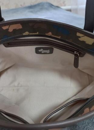 Сумка жіноча radley з принтом шотландських тер'єрів 5