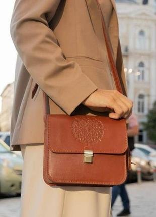Кожаные женские сумки городские стильные через плече, женские сумки из натуральной кожи модные качественные1 фото