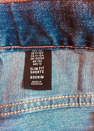 Шорты джинсовые h&m 8