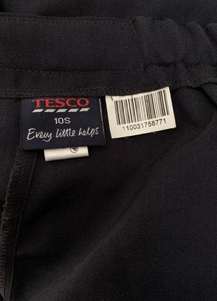 Классические брюки в темно-синем цвете tesco размер s m6 фото
