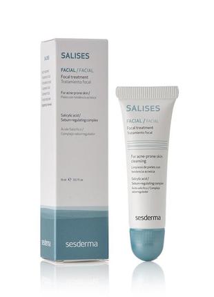 Точечный корректор sesderma salises focal treatment 15 мл