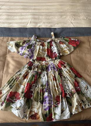Оригинальное платье dolce&gabanna