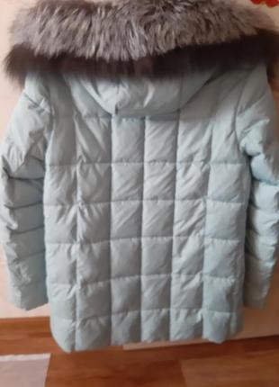 Куртка зима мята2 фото