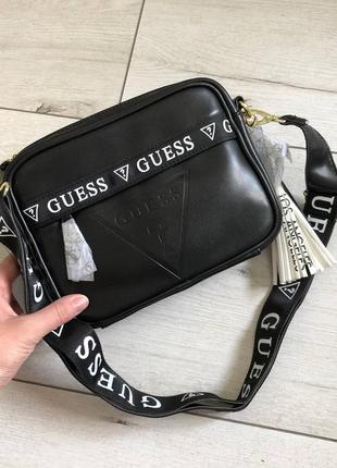 Сумка premium guess crossbody black 1:1