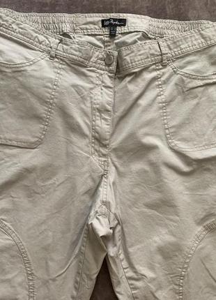 Женские легкие летние бриджи капри удлиненные шорты ulla popken  размер евро 50/ 4xl цвет серый3 фото