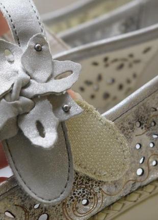 Кожаные туфли мокасины сандали босоножки лоферы rieker р. 40 25,8 см6 фото