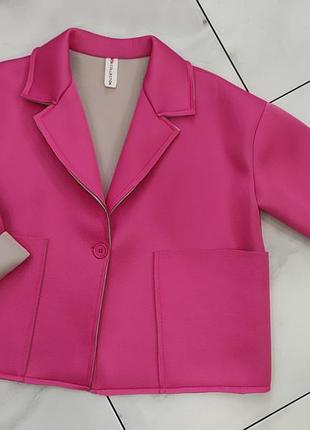 Жіночий стильний піджак блейзер куртка бомбер new collection l (48-50)