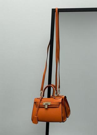 Женская сумка еко кожа зернистая hermès6 фото