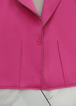 Женский стильный пиджак блейзер куртка бомбер new collection l (48-50)5 фото