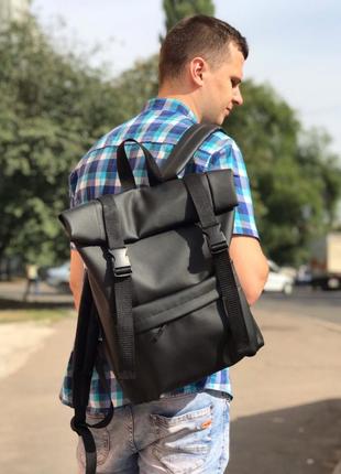 Мужской рюкзак ролл sambag rolltop milton черный