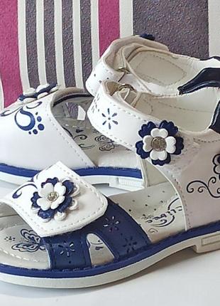 Ортопедические босоножки сандали летняя обувь для девочки 291 клиби clibee  р.207 фото