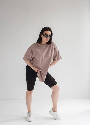 Футболка хлопок базовая свободная oversize унисекс 6 цветов