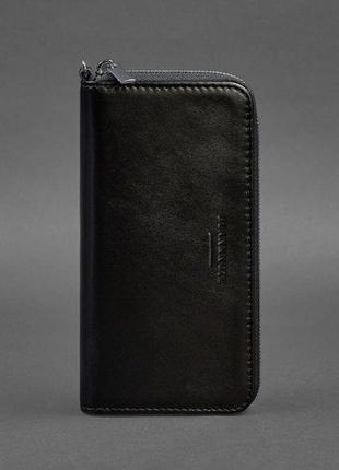 Гаманець жіночий шкіряний якісний на блискавці інтернет-магазин, гаманець жіночий шкіра чорний портмоне5 фото