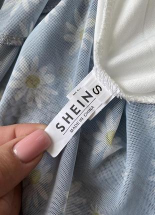 Shein мини платье сеточка в бельевом стиле платья сарафан8 фото