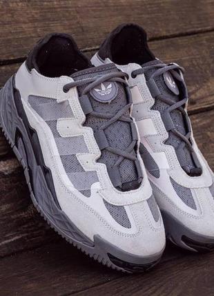Мужские кроссовки adidas niteball white grey 40-41-42-43-44-45