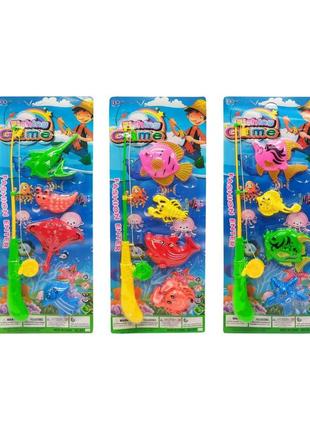 Ігровий набір "рибалка" 831 вудка, 4 рибки