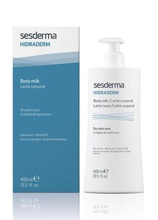 Молочко для чутливої шкіри тіла sesderma hidraderm body milk 400 мл