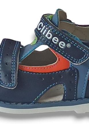 Закрытые ортопедические босоножки сандалии летняя обувь для мальчика 195 clibee клиби р.18,19,216 фото