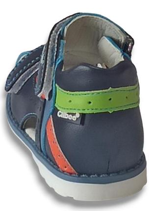Закрытые ортопедические босоножки сандалии летняя обувь для мальчика 195 clibee клиби р.18,19,214 фото