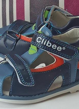 Закрытые ортопедические босоножки сандалии летняя обувь для мальчика 195 clibee клиби р.18,19,217 фото