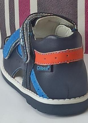 Закрытые ортопедические босоножки сандалии летняя обувь для мальчика 195 clibee клиби р.18,215 фото