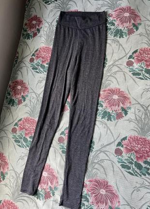 Лосіни легінси сірі графіт спортивні повсякденні тканеві