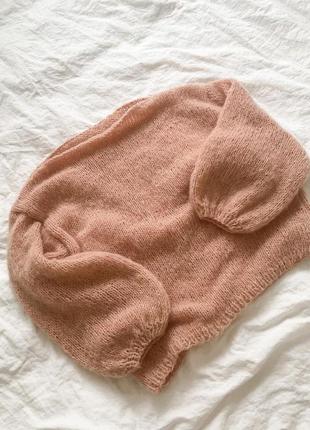 Оверсайз свитер из шерсти альпака4 фото