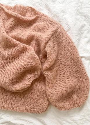 Оверсайз свитер из шерсти альпака6 фото