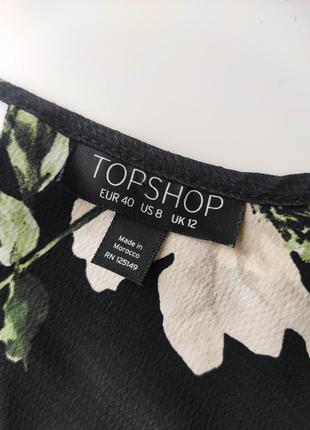 Платье в цветочный принт topshop3 фото