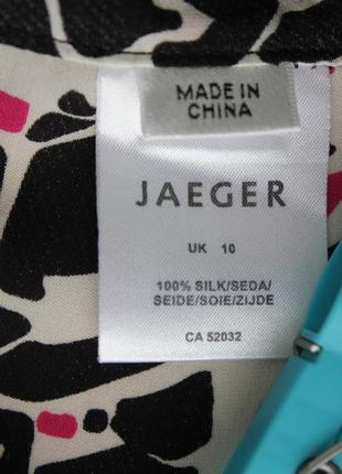 Шелковая блуза, люкс бренд jaeger , шелк, шовк4 фото