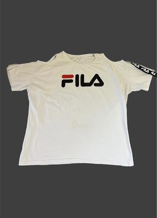 Футболка з відкритими плечима fila l