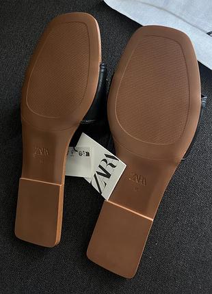 Тапочки сандалі тапки шльопанці zara зара3 фото