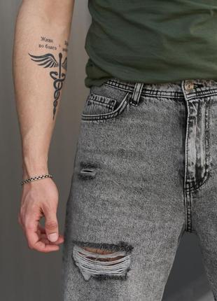 Шорты джинсовые светло-серые5 фото