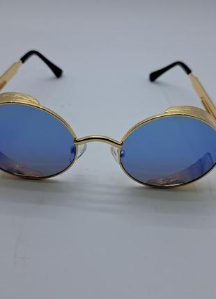 Сонцезахисні окуляри, очки вінтажному стилі (стімпанк) *01333 фото