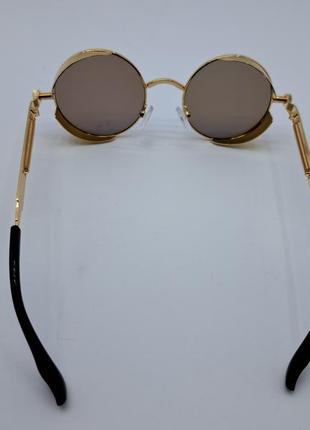 Сонцезахисні окуляри, очки вінтажному стилі (стімпанк) *01335 фото