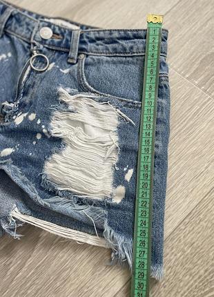 Джинсовые мини шорты. 9