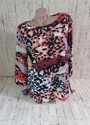 Шикарная блуза в леопардовый принт