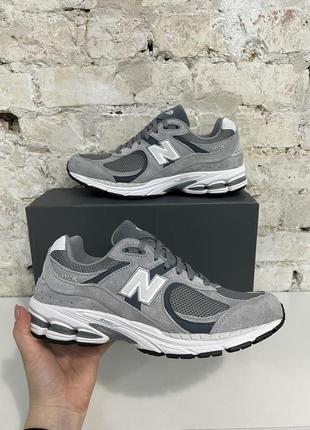 Кроссовки new balance 2002 r серые оригинал новые1 фото