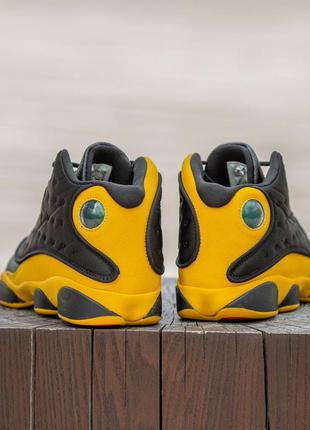 Мужские кроссовки nike air jordan 13 retro yellow black 40-41-42-43-44-45-467 фото