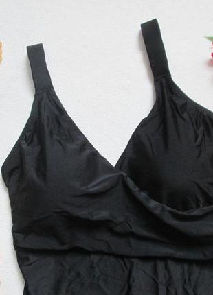 Шикарный слитный чёрный купальник на запах vero moda 🌺💖🌺4 фото