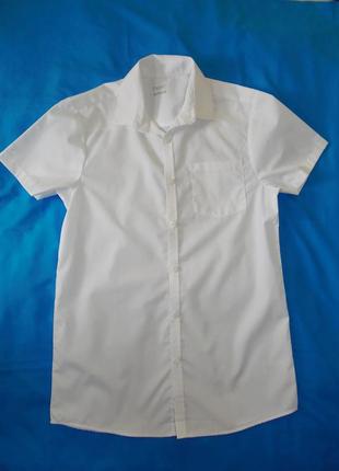 Белая рубашка для мальчика на 15 лет1 фото